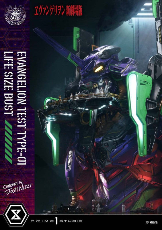 Neon Genesis Evangelion Life Size Bust 1/1 Test Type-01 (Concept by Josh Nizzi) 86 cm 12