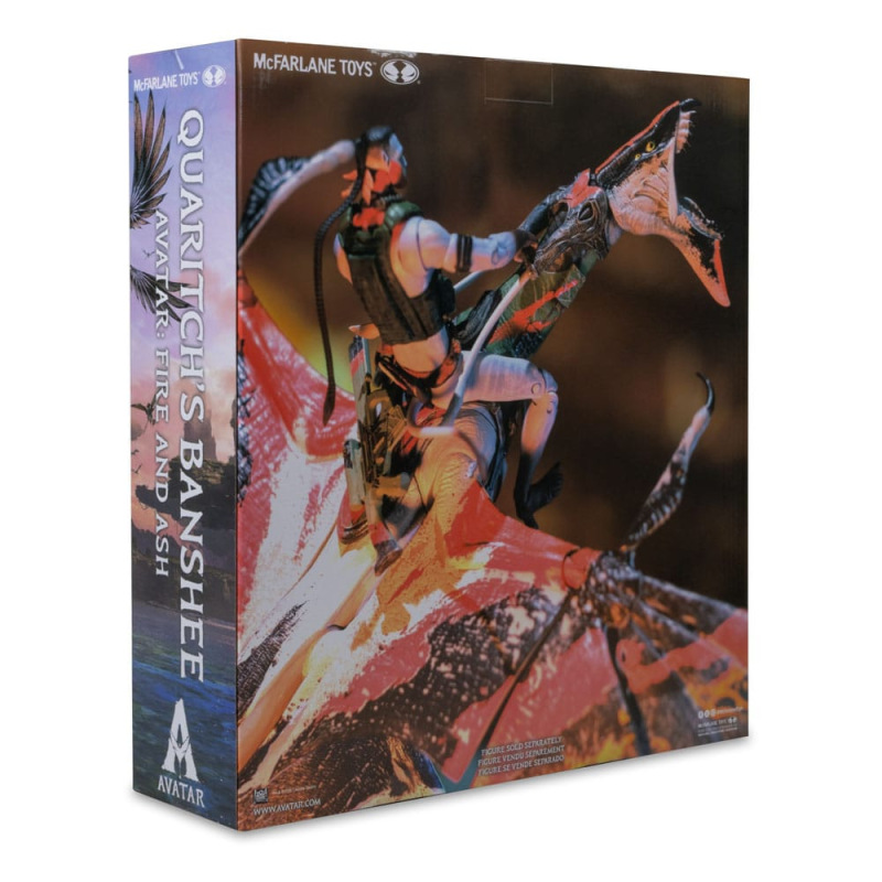 Avatar: Fire and Ash Action Figure Quaritch's new Banshee 10