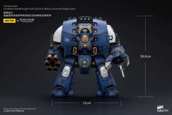 Warhammer The Horus Heresy Action Figure 1/18 Ultramarines Leviathan Dreadnought with Cyclonic Melta