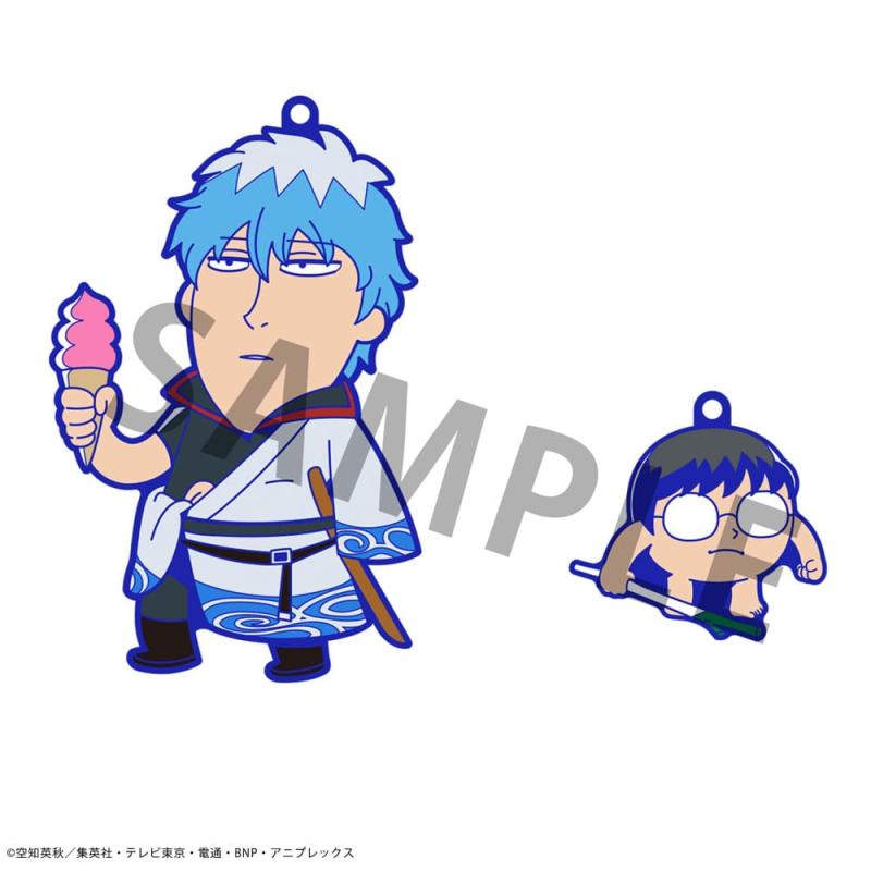 Gintama x Okawabukubu Rubber Mascot Buddycolle Rubber Charms Gintama Oshanti 7 cm Assortment (8) 1