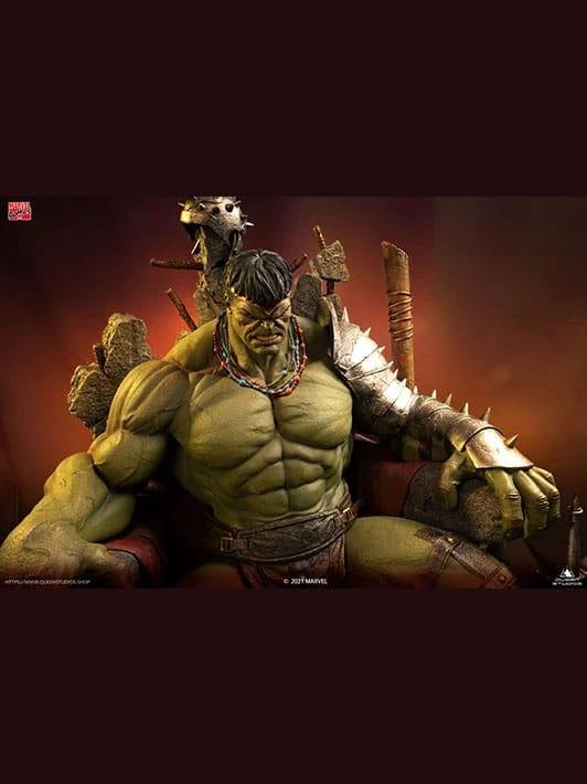 Marvel Comics: Green Scar Hulk Premium Version 1/4 Statue - Queen Studios