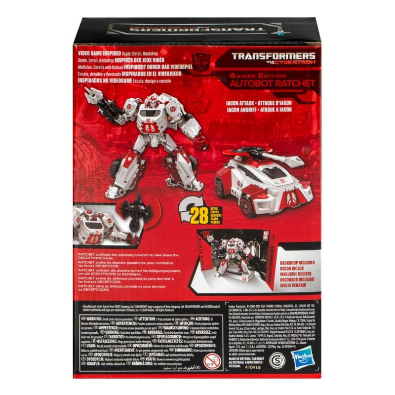 Transformers: War for Cybertron Studio Series Voyager Class Action Figure Gamer Edition Autobot Ratc 1