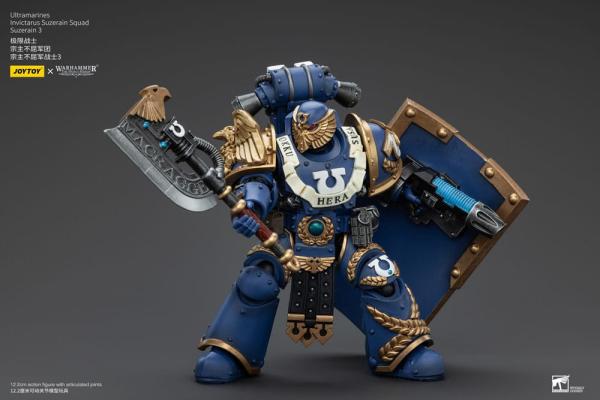 Warhammer The Horus Heresy Action Figure 1/18 Ultramarines Invictarus Suzerain Squad Suzerain 3 12 c