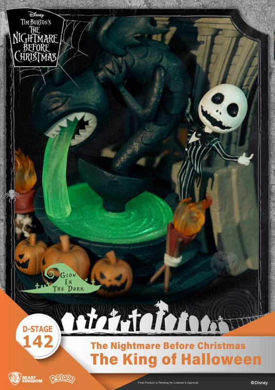Nightmare before Christmas D-Stage PVC Diorama The King of Halloween 15 cm 5