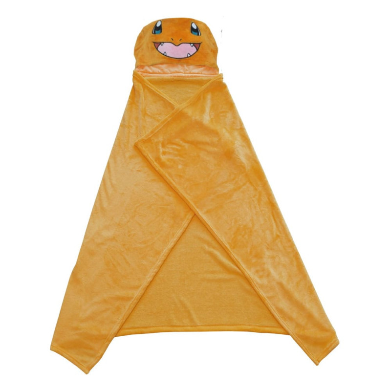 Pokémon Coral Hooded Blanket Charmander 120 x 150 cm 2