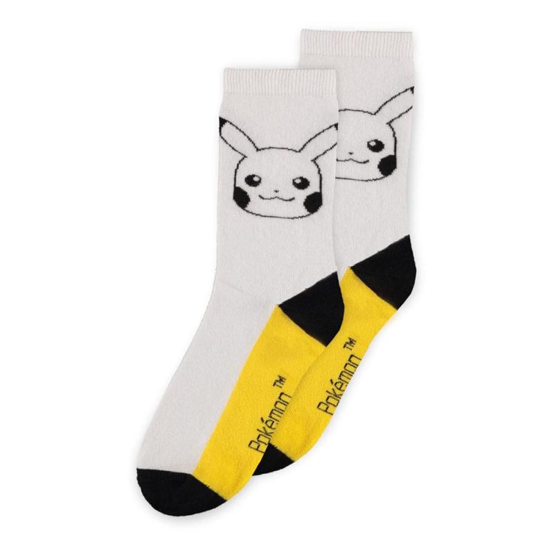 Pokemon Socks 3-Pack Pikachu 43-46