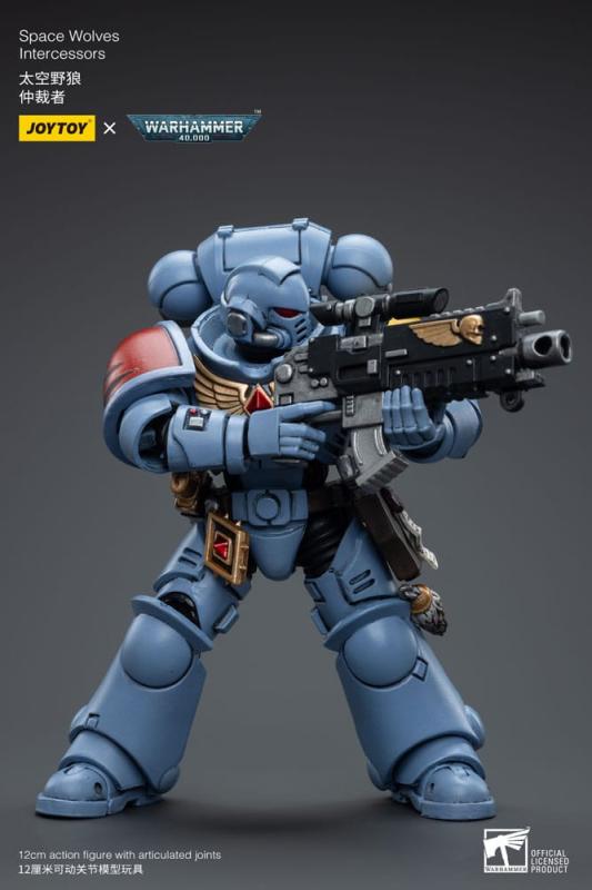 Warhammer 40k Action Figure 1/18 Space Wolves Intercessors 12 cm