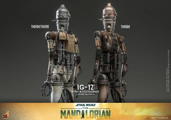 Star Wars The Mandalorian: IG-12 with accessories 1/6 Action Figure - Hot Toys