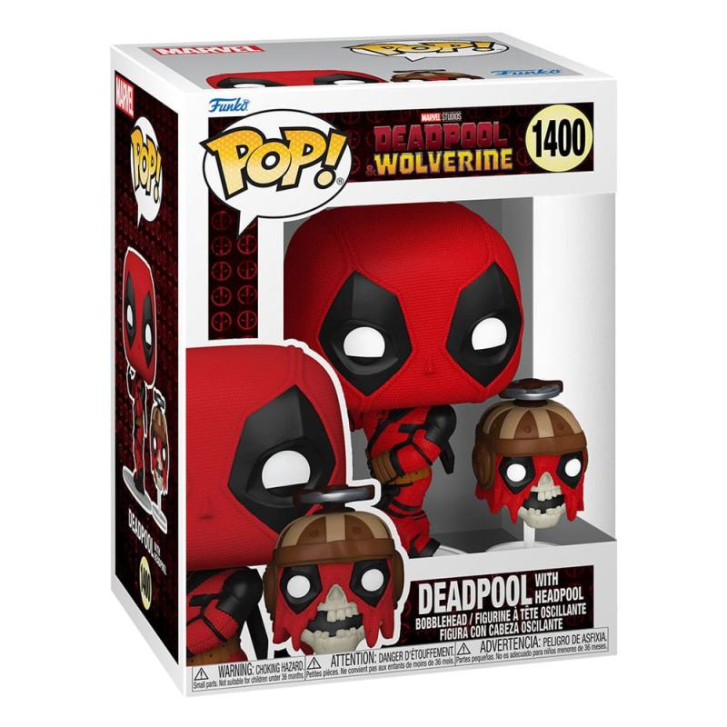 Deadpool 3 POP & Buddy! Vinyl Figure Deadpool w/Headpool 9 cm 1