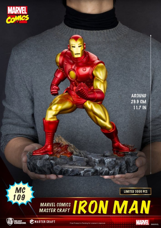 Marvel Comics Master Craft Statue Iron Man 29 cm 7