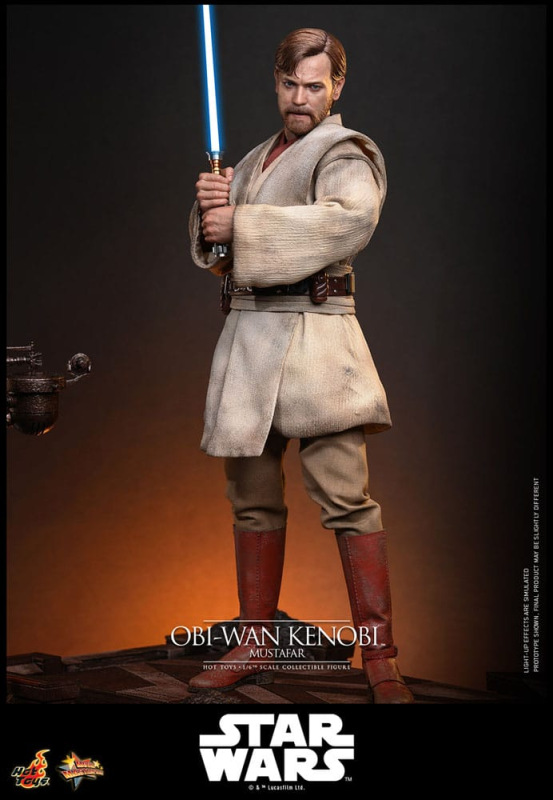 Star Wars: Episode III - Revenge of the Sith Movie Masterpiece Action Figure 1/6 Obi-Wan Kenobi (Mus 8