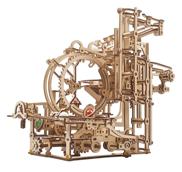 Ugears 3D Wooden Puzzle Marble Run Stepped Hoist 13