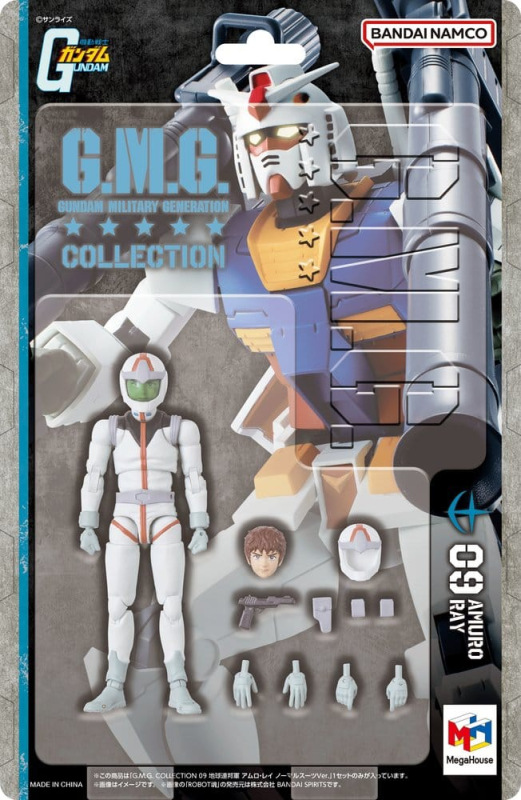 Mobile Suit Gundam G.M.G. Collection PVC Figure Earth Federation Amuro Ray Normal Suit Ver. 10 cm (R 5