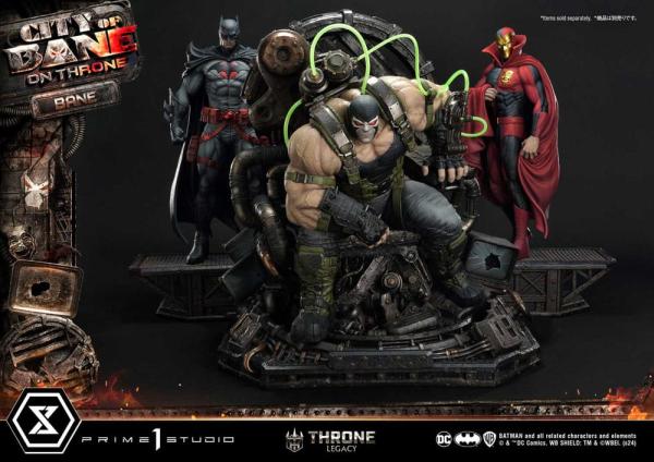 DC Comics Throne Legacy Collection Statue Statue 1/4 Batman Bane on Throne Deluxe Bonus Version 61 c