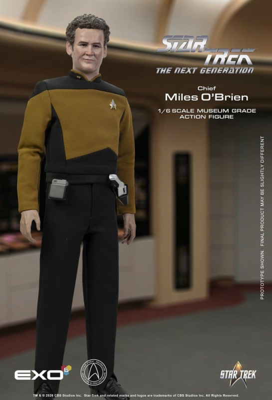 Star Trek: The Next Generation Action Figure 1/6 Chief Miles O'Brien with Transporter Console 30 cm 2