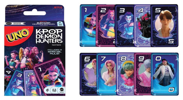 KPop Demon Hunters UNO Card Game 1