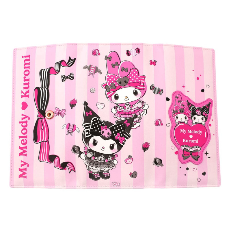 Sanrio Pink Black Party Series Coin Purse Kuromi & My Melody 2