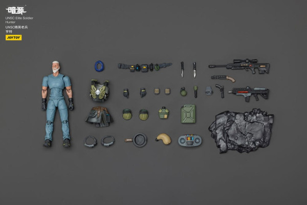UNSC Dark Source Action Figur Elite Soldier Hunter 7 cm 9