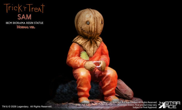 Trick R Treat Diorama Resin Statue Sam NX 18 cm 1