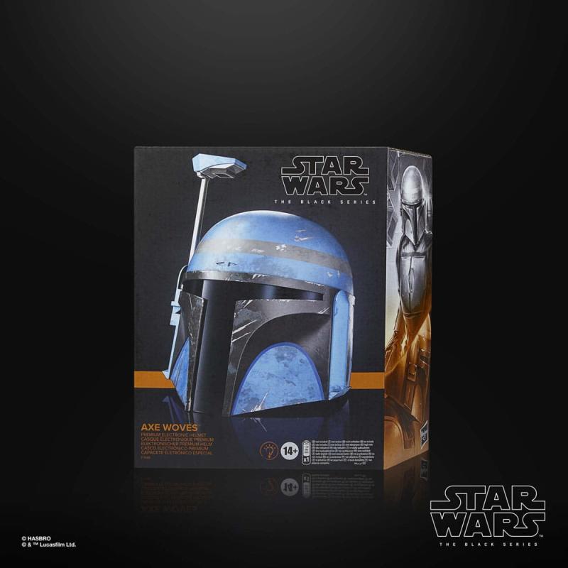 Star Wars The Mandalorian: Axe Woves 1/1 Black Series Electronic Helmet - Hasbro