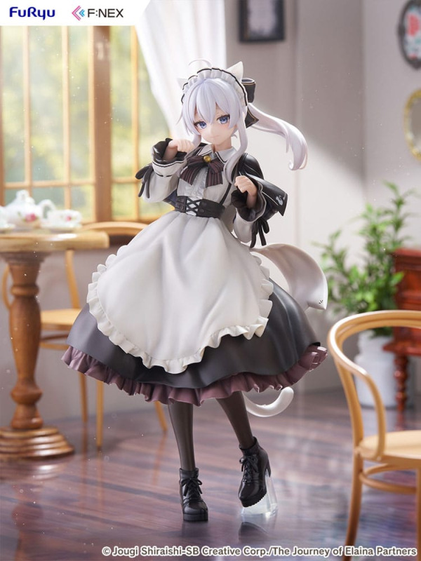 Wandering Witch: The Journey of Elaina F:NEX PVC Statue 1/7 Elaina Maid costume with cat ears Ver. 2 1
