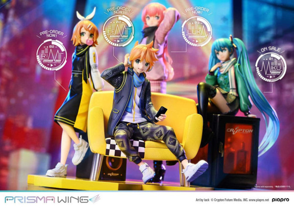 Vocaloid Piapro Characters Prisma Wing PVC Statue 1/7 Kagamine Len (Art by lack) 18 cm 6