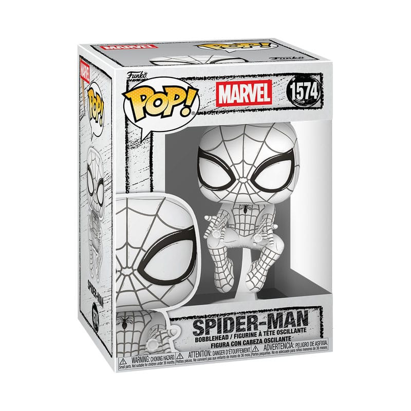 Marvel POP! Vinyl Figure Sketched - Spider-Man 9 cm 1