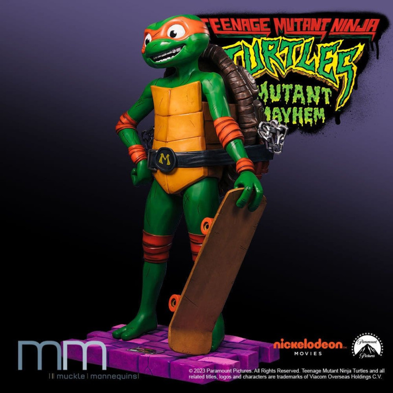 Teenage Mutant Ninja Turtles: Mutant Mayhem Life-Size Statue Michelangelo 162 cm 2