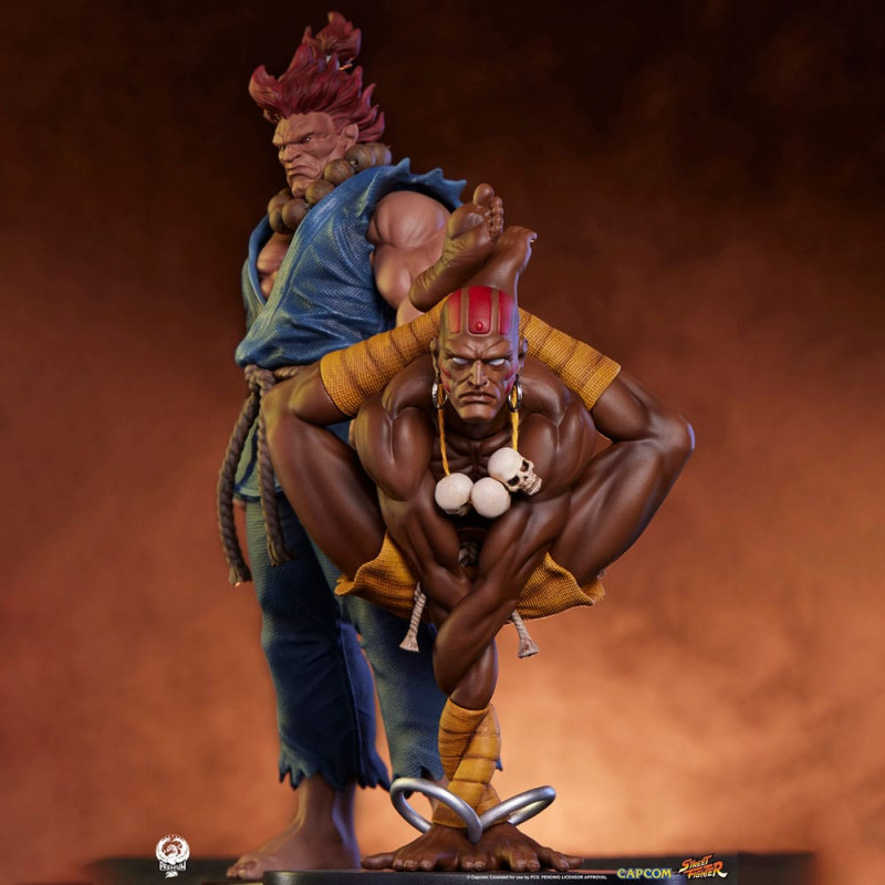 Street Fighter PVC Statues 1/10 Akuma & Dhalsim 21 cm 4