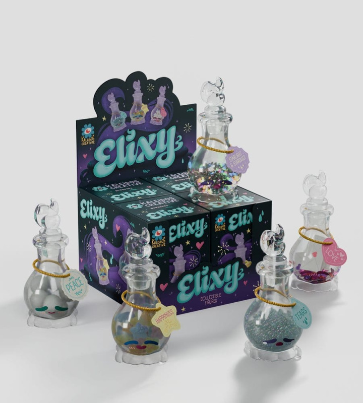 Elixy Mini Figures S1 8 cm Blind Box Display (4) 8