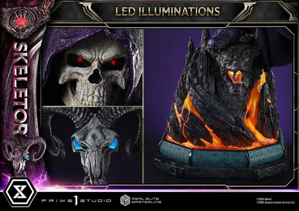 Masters of the Universe (2026 Film) Real Elite Masterline Series Statue 1/3 Skeletor Bonus Version 9 12