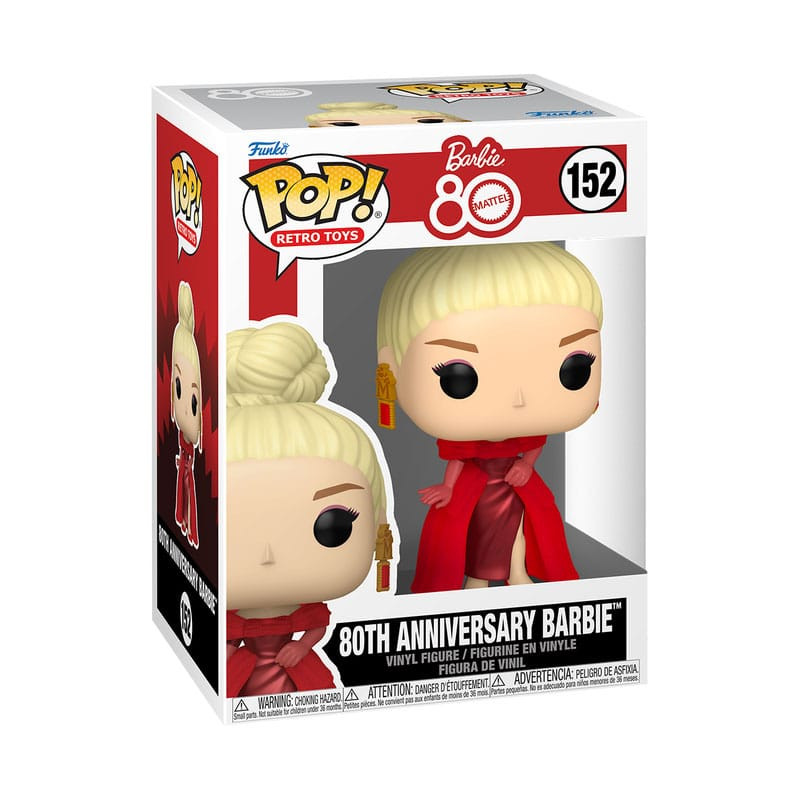Mattel 80th Anniversary POP! Retro Toys Vinyl Figure Barbie 9 cm 1