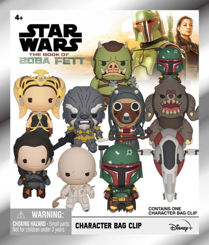 Star Wars: The Book of Boba Fett 3D Foam Bag Clips Series 1 Display (24) 2