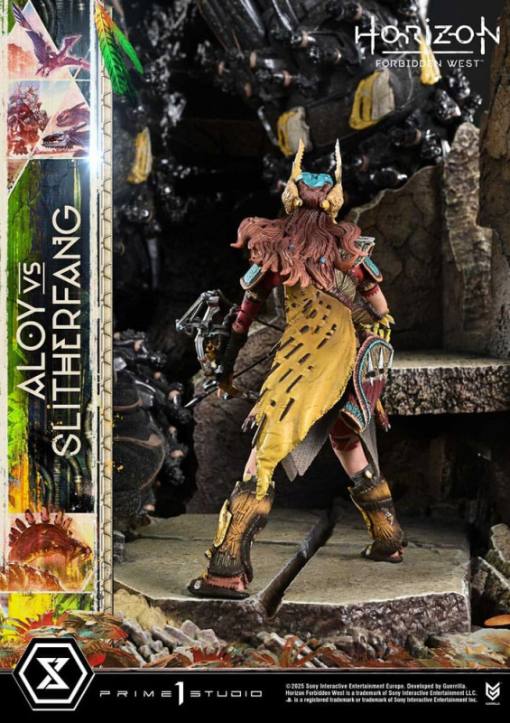 Horizon Forbidden West Ultimate Diorama Masterline Series Statue Aloy vs. The Slitherfang Bonus Vers 5