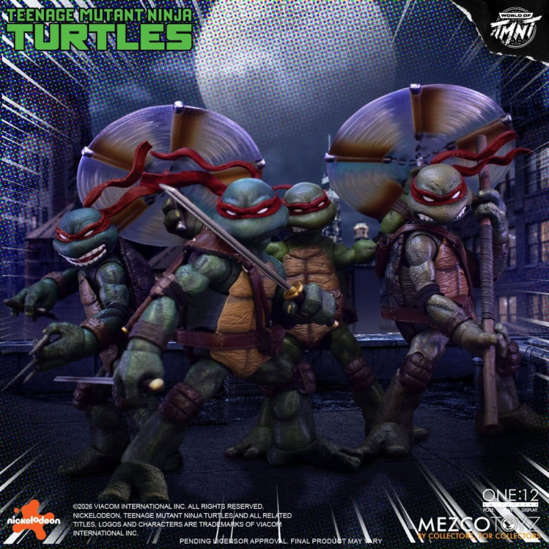 Teenage Mutant Ninja Turtles One:12 Collective Action Figures 1/12 Boxed Set 17 cm 12