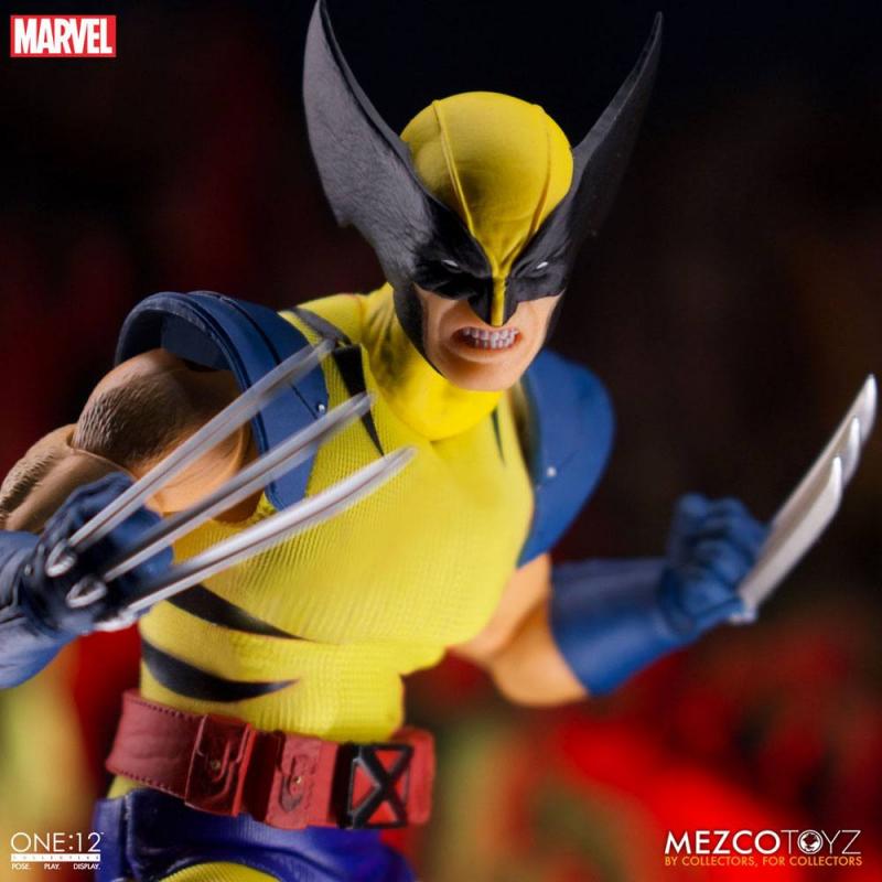 Marvel Universe: Wolverine 1/12 Action Figures Deluxe Steel Box Edition - Mezco Toys
