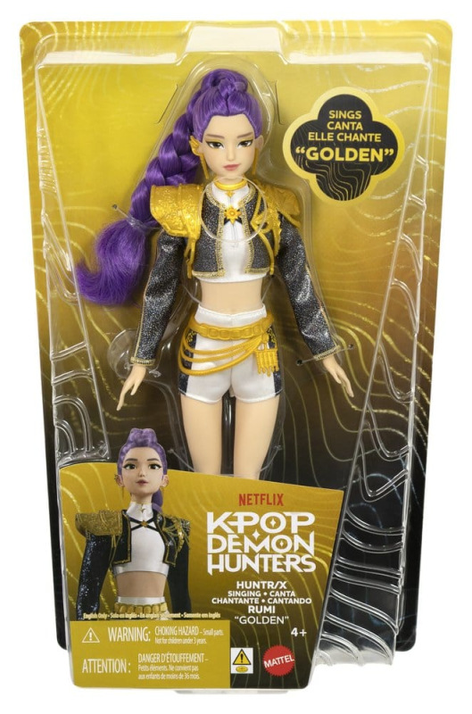 KPop Demon Hunters Singing Doll Huntrix Rumi (Golden) 1