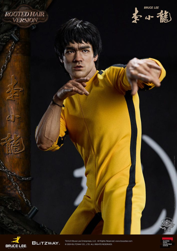 Bruce Lee Superb Scale Statue 1/4 50th Anniversary Tribute (Rooted Hair Version) 55 cm 3