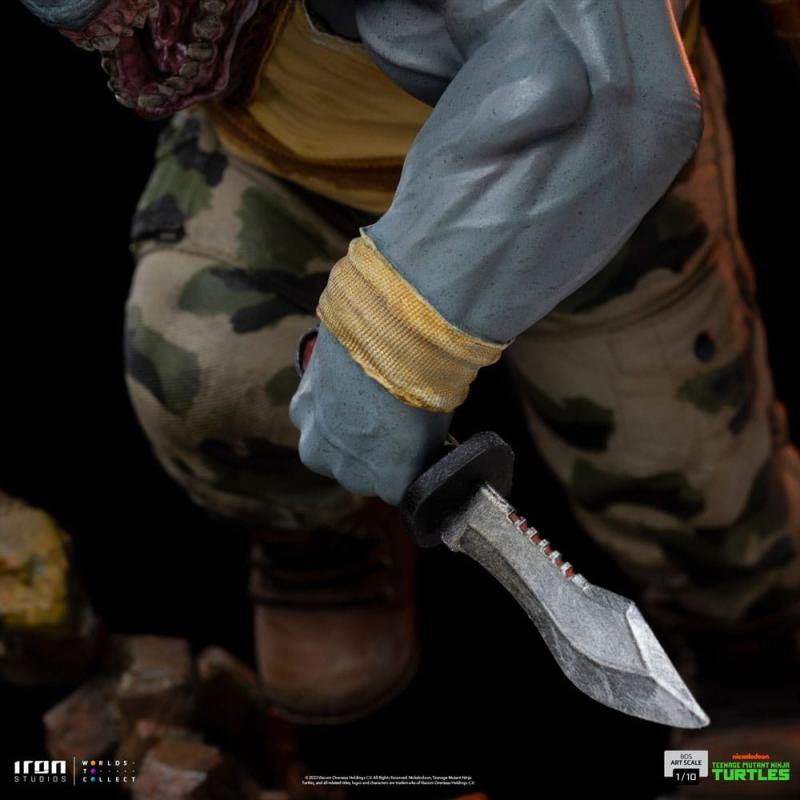 Teenage Mutant Ninja Turtles: Rocksteady 1/10 BDS Art Scale Statue - Iron Studios