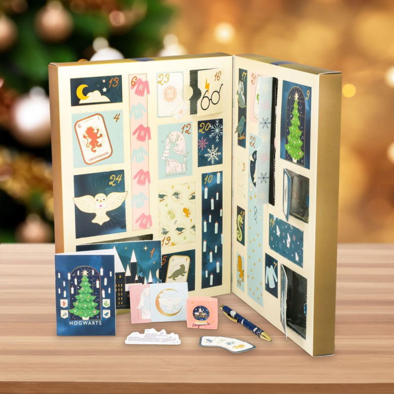 Harry Potter Advent Calendar Stationery 24 Day Hogwarts 1
