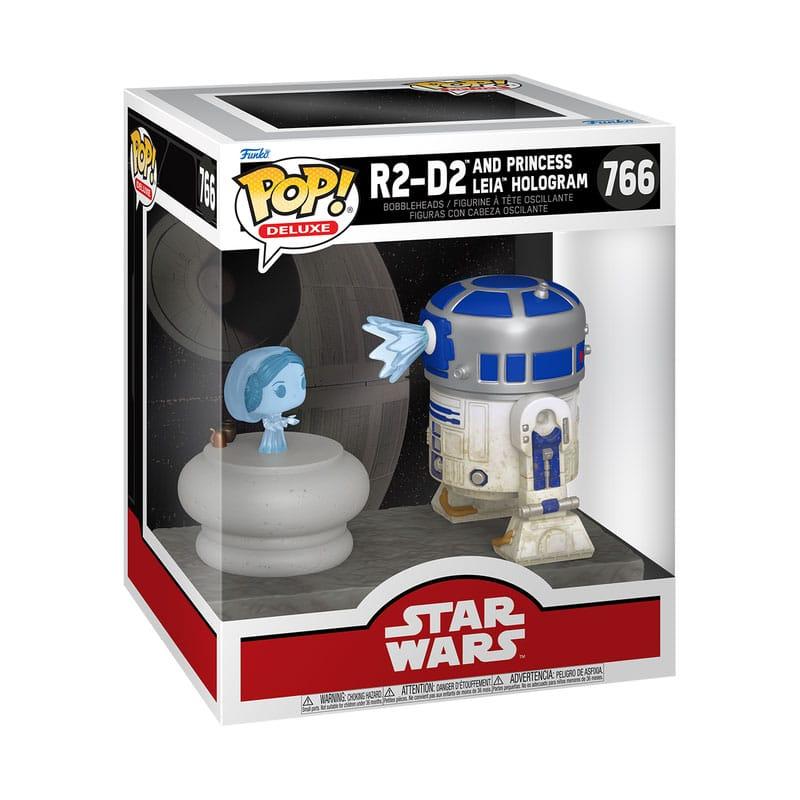 Star Wars POP! Deluxe Vinyl Figure R2D2 w/Leia 9 cm 1