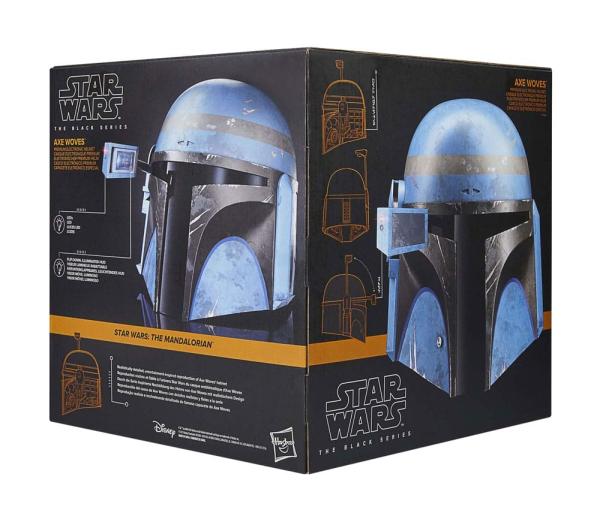 Star Wars The Mandalorian: Axe Woves 1/1 Black Series Electronic Helmet - Hasbro