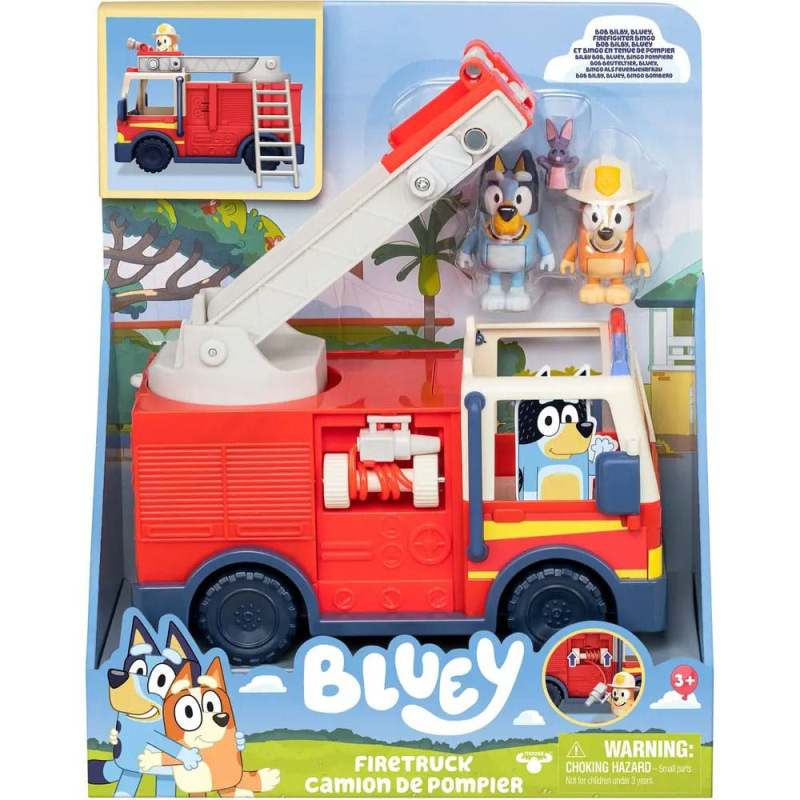 Bluey Mini Figure Playset Bluey Firedruck 8