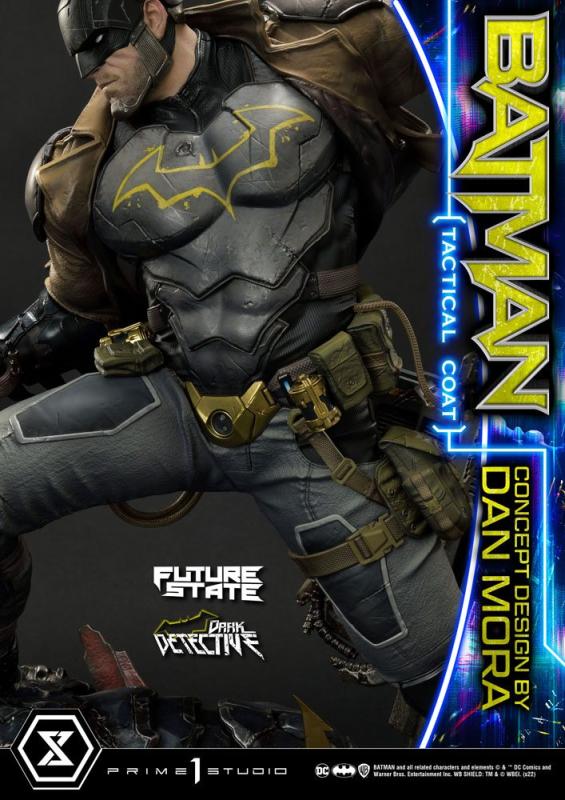 DC Comics: Batman Dark Detective Tactical Coat Concept Design by Dan Mora 1/4 Statue - P1