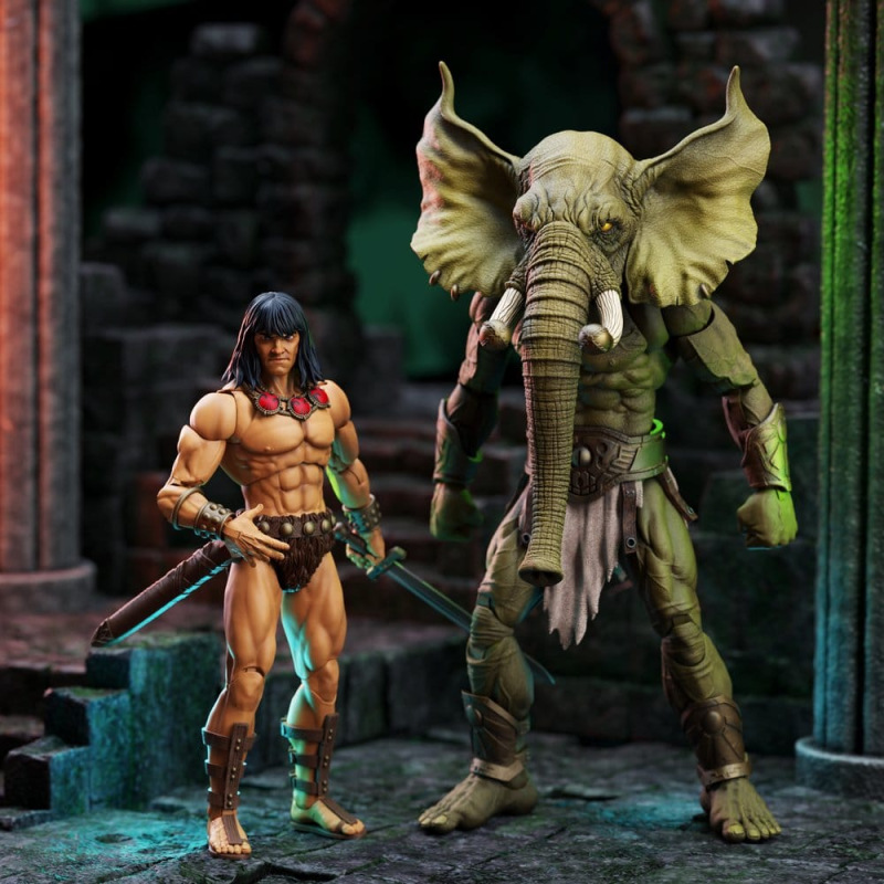 Conan the Barbarian Epic H.A.C.K.S. Action Figures The Tower of the Elephant Set: Young Conan and Ya 10