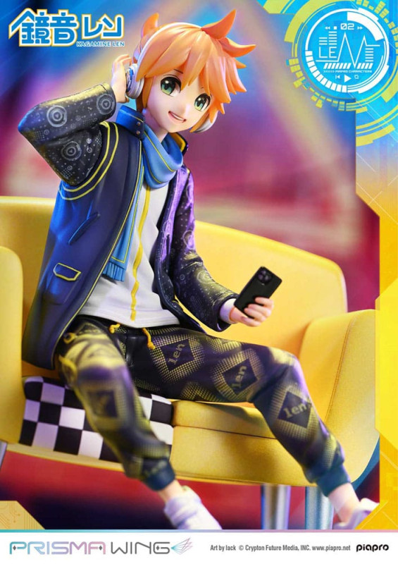 Vocaloid Piapro Characters Prisma Wing PVC Statue 1/7 Kagamine Len (Art by lack) 18 cm 3