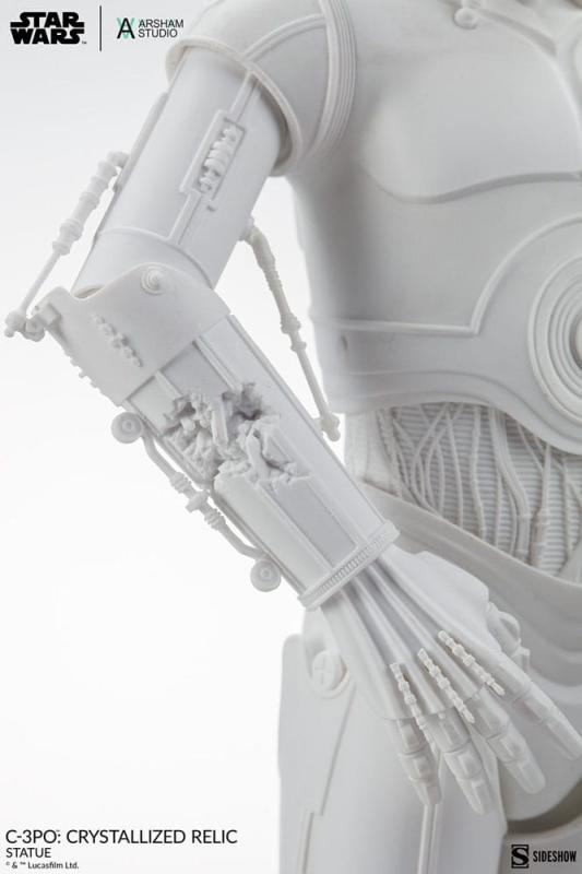 Star Wars: C-3PO Crystallized Relic 47 cm Statue - Sideshow Collectibles