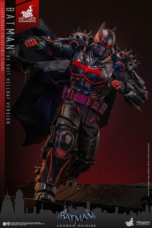 Batman Arkham Origins Videogame Masterpiece Action Figure 1/6 XE Suit Hellbat Version Hot Toys Exclu 5