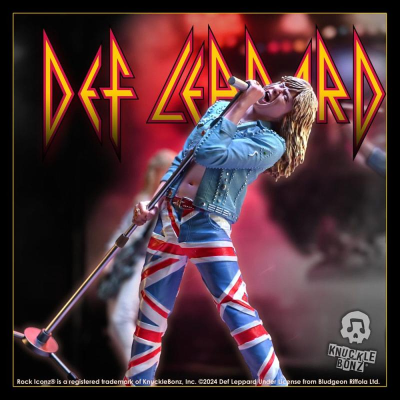 Def Leppard Rock Iconz Statue Joe Elliott 24 cm