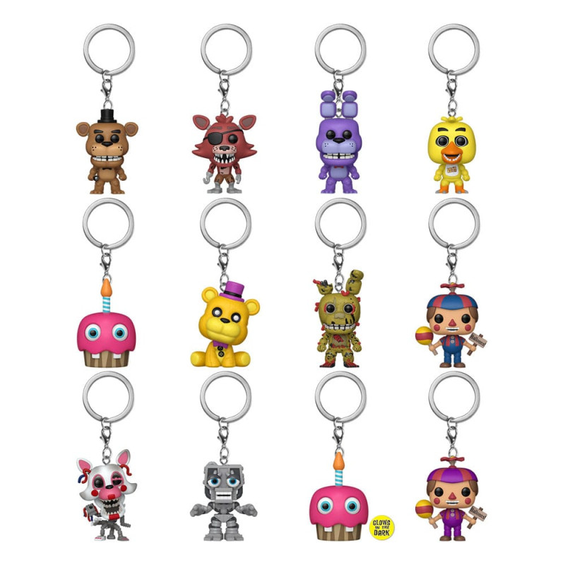 Five Nights at Freddy's POP! Vinyl Keychains 4 cm Classic Display (12) 1